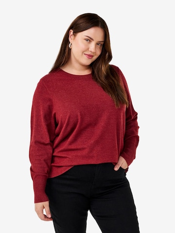 raudona Zizzi Megztinis 'Flnoma': priekis