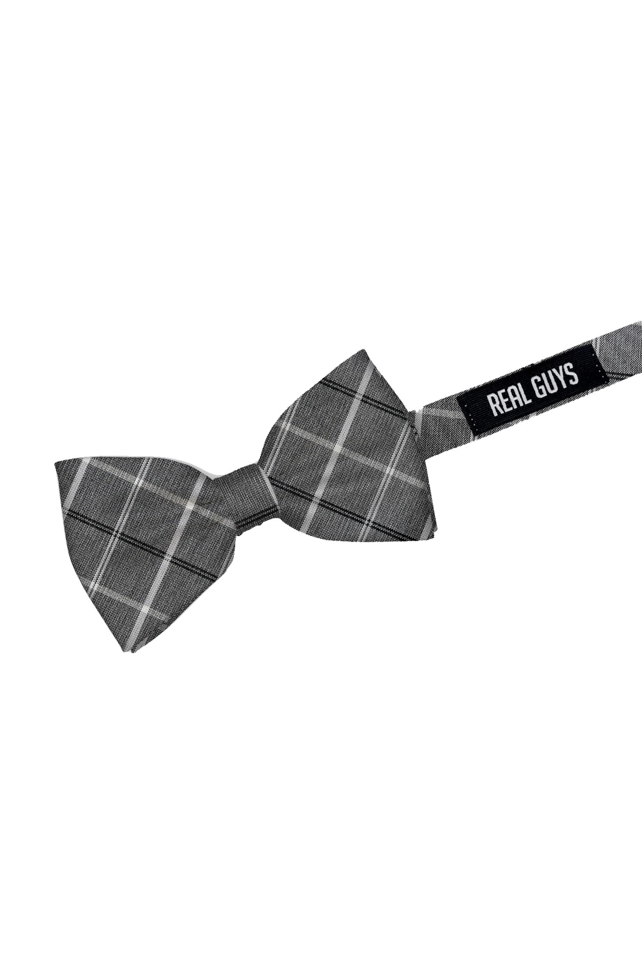 Real Guys Bow Tie in Grey