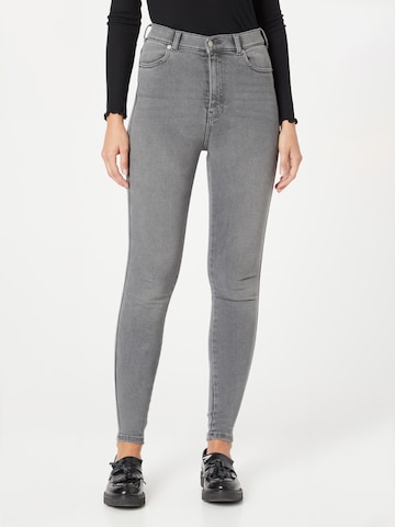 Dr. Denim Skinny Jeans 'Moxy' in Grey: front