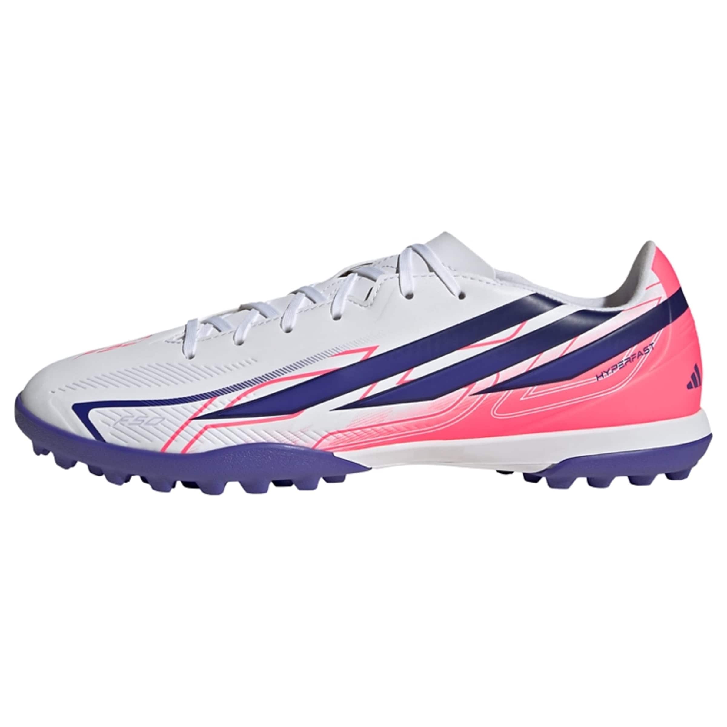 ADIDAS PERFORMANCE Voetbalschoen 'F50 Hyperfast Club Turf' in Wit: voorkant