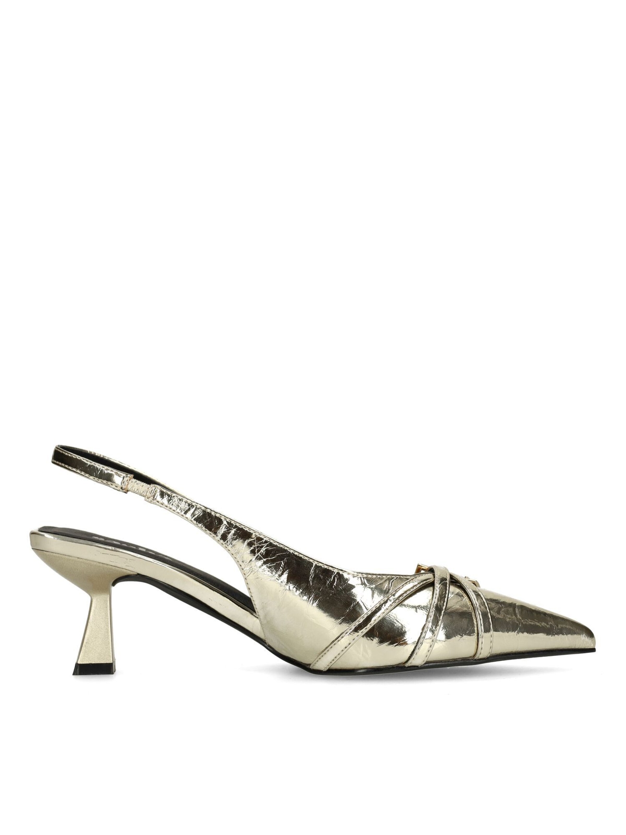 SACHA Slingback Pumps in Gold