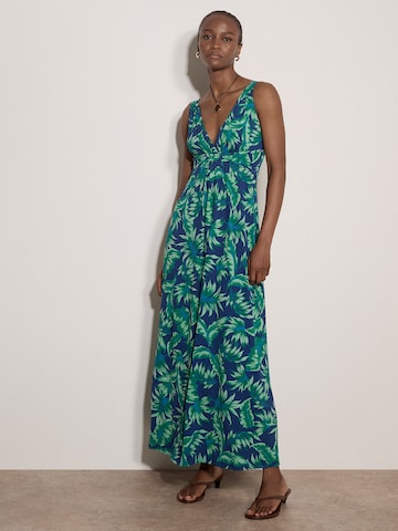 Robe d’été ' ' Apricot en bleu : devant