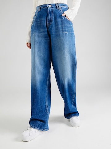 Loosefit Jeans 'Daisy' de la Tommy Jeans pe albastru: față