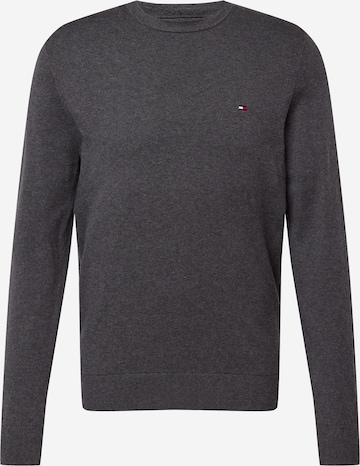 Pull-over TOMMY HILFIGER en gris : devant