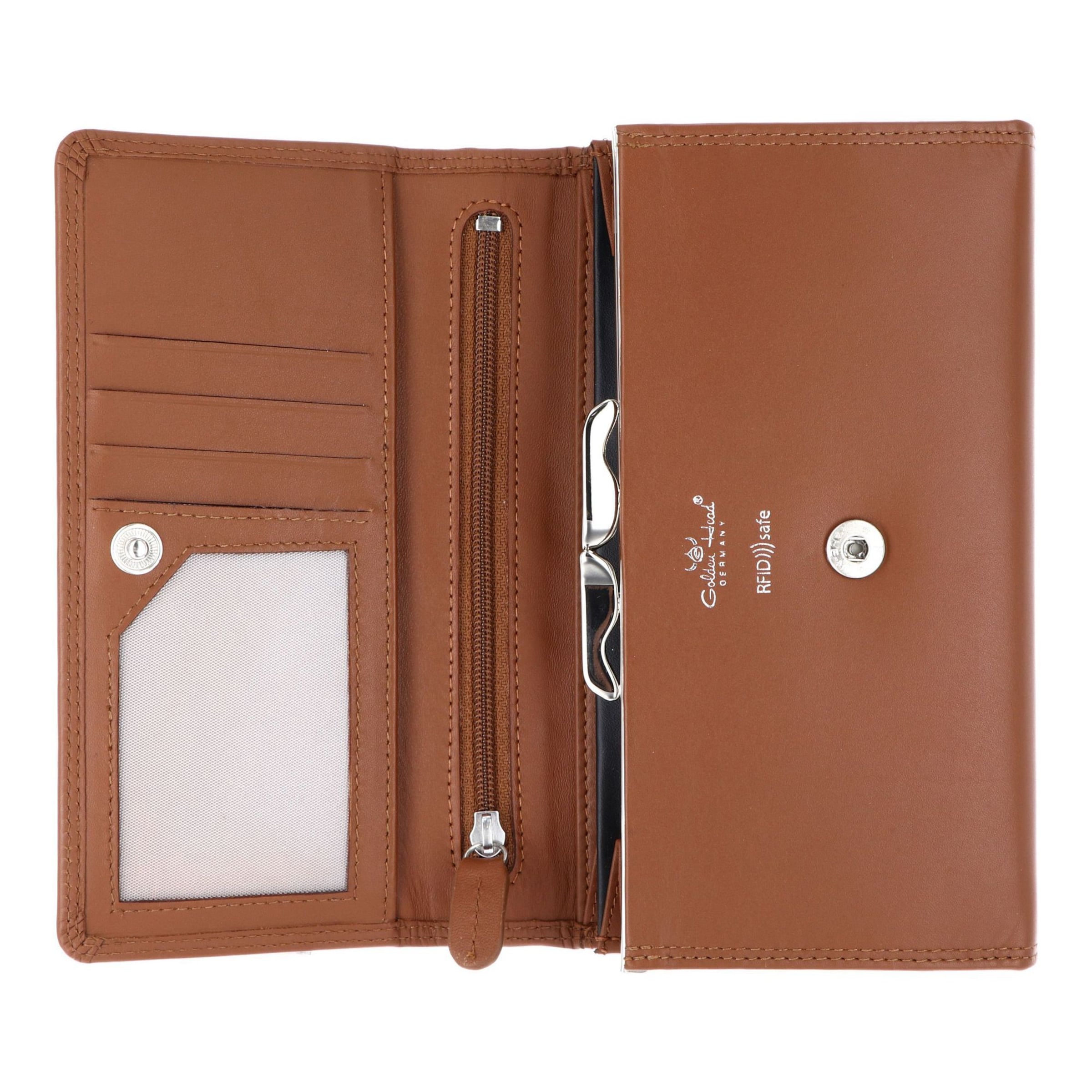 Porte-monnaies 'Polo' GOLDEN HEAD en marron
