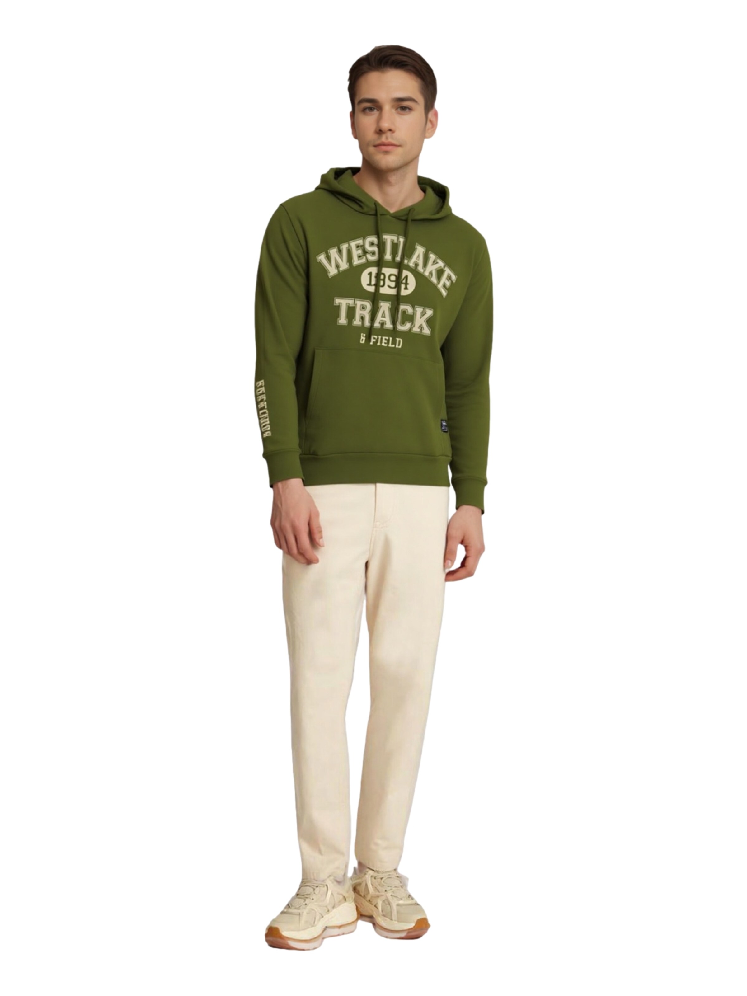 Key Largo Pullover 'West Lake' i grøn