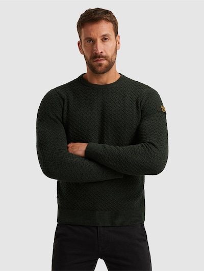 PME Legend Jersey 'Pullover with crewneck' en L en verde oscuro, Vista del producto