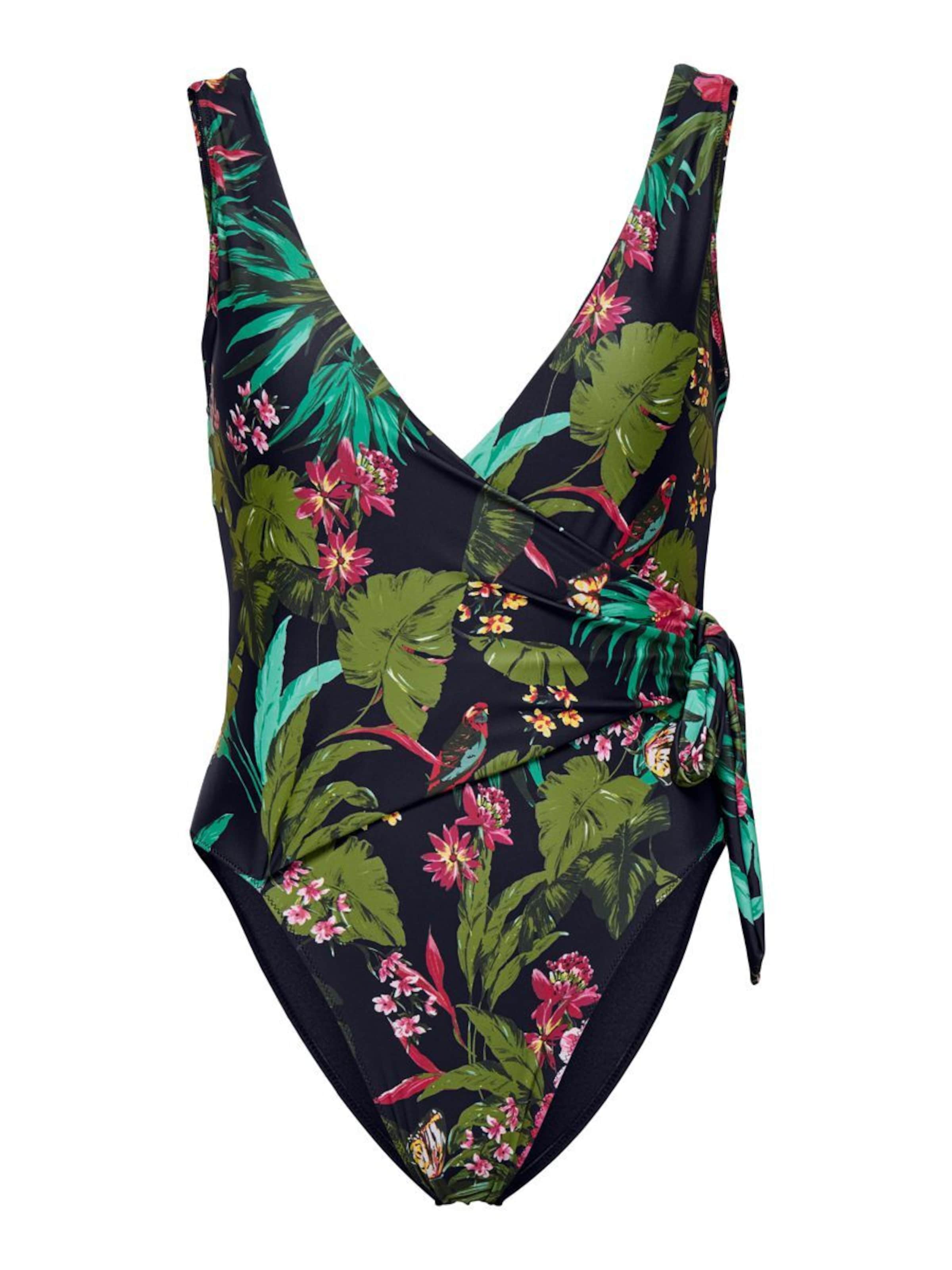 ONLY Trojuholníky Jednodielne plavky 'ONLJulie' - Čierna: predná strana