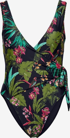 Maudymosi kostiumėlis 'ONLJulie' iš ONLY, spalva – turkio spalva / žalia / rožinė / juoda, Prekių apžvalga