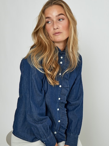 T-shirt 'Darlene' Peppercorn en bleu