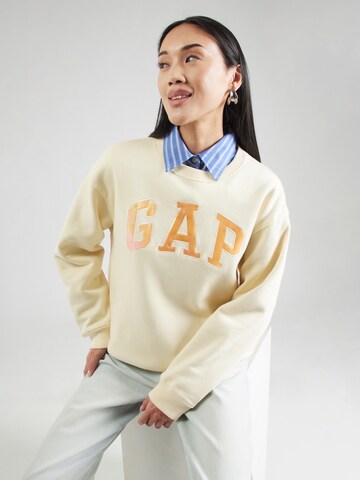 GAP - Sudadera 'HERITAGE' en amarillo: frente