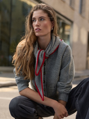 Next Knit cardigan 'N. Premium' in Grey