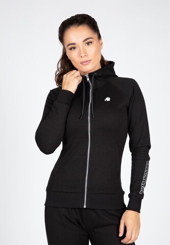 Veste de survêtement 'Marion' Gorilla Wear en noir : devant