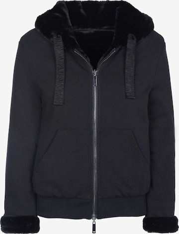 Veste de survêtement ARMANI en noir : devant
