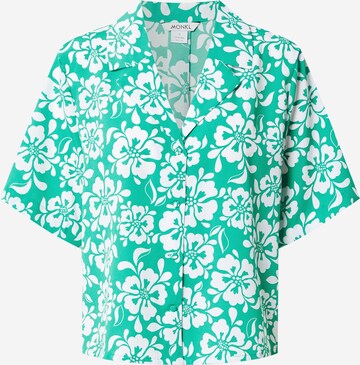 Camicia da donna di Monki in verde: frontale