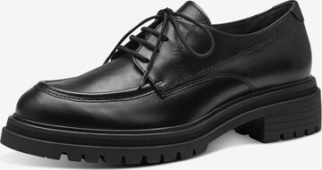 TAMARIS Lace-Up Shoes in Black: front