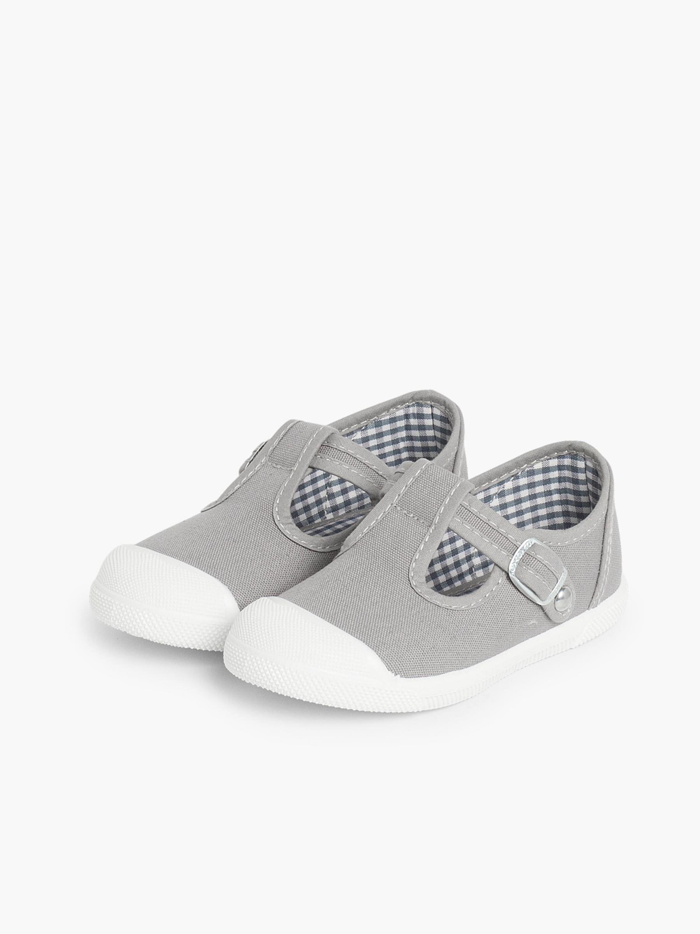 Pisamonas - Zapatos primeros pasos en gris