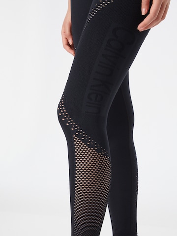 Calvin Klein Sport Skinny Sporthose in Schwarz