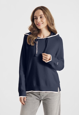 Frieda & Freddies NY Pullover in Blau: Vorderseite