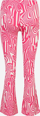 Noisy May Petite Flared Hose 'LAILA' in Pink