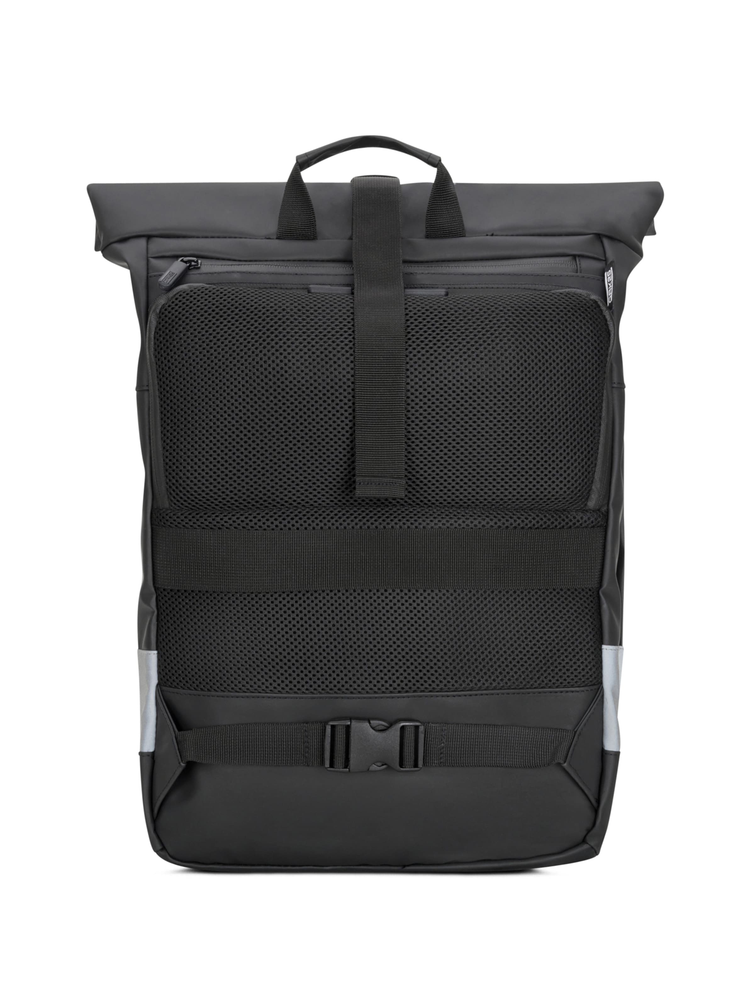 Zaino 'Everyday Rolltop Bike' di OAK25 in nero