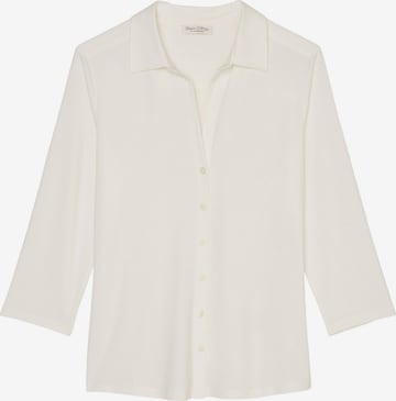 Marc O'Polo Blouse in Wit: voorkant