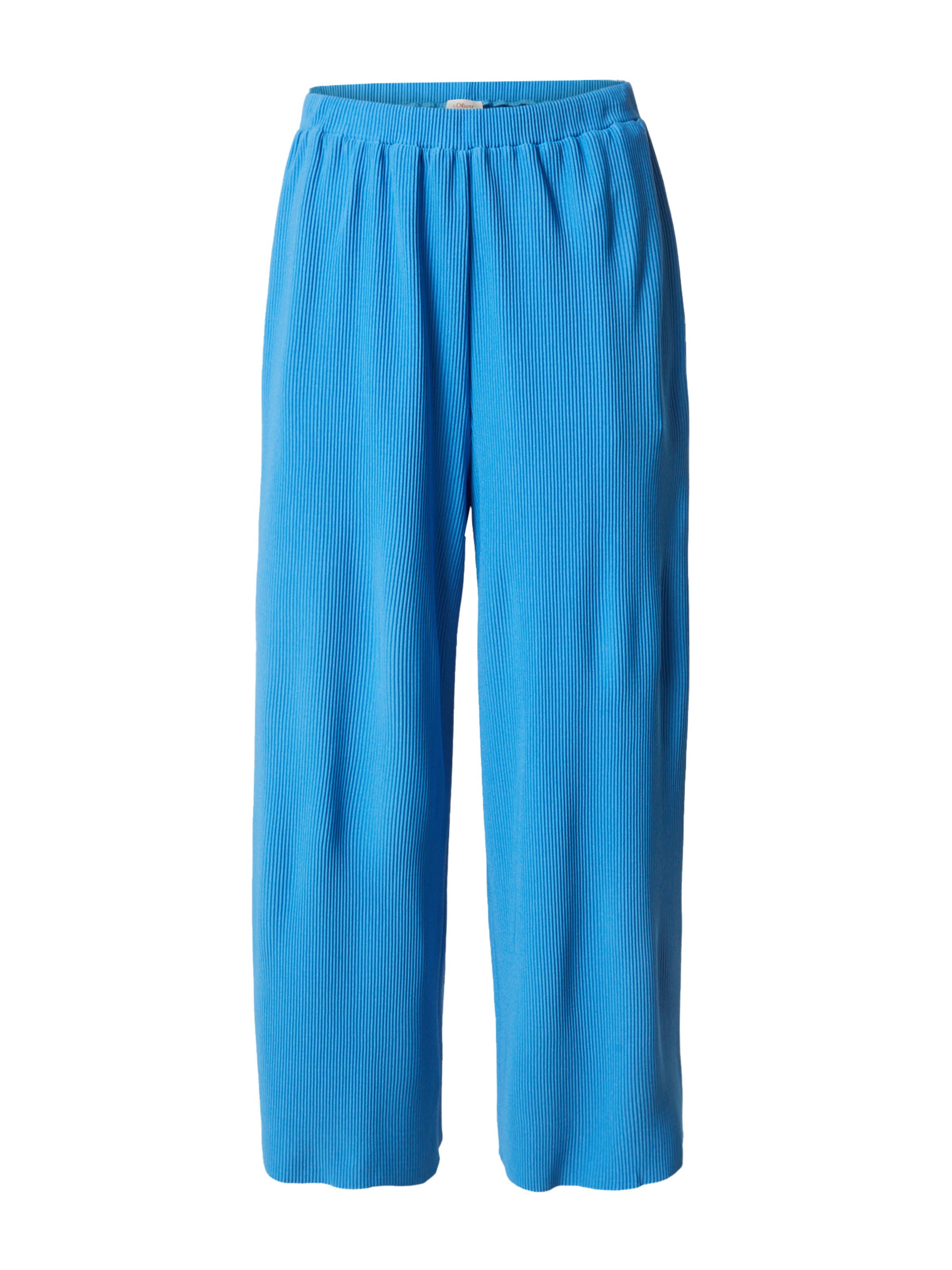 s.Oliver Wide leg Trousers in Blue: front