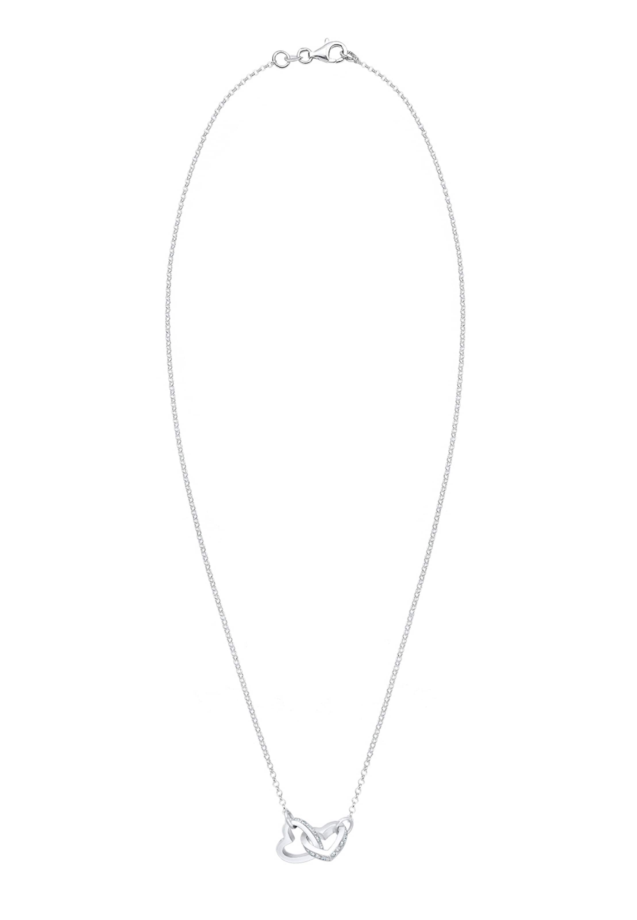 ELLI Necklace 'Herz' in Silver