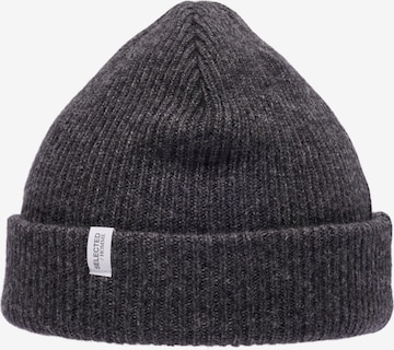 Bonnet 'CRAY' SELECTED HOMME en gris : devant