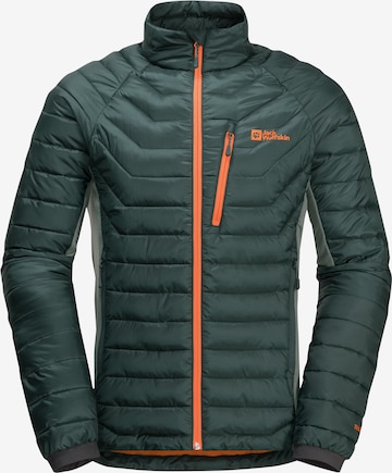 JACK WOLFSKIN Outdoor jacket 'ROUTEBURN PRO INS' in Green: front