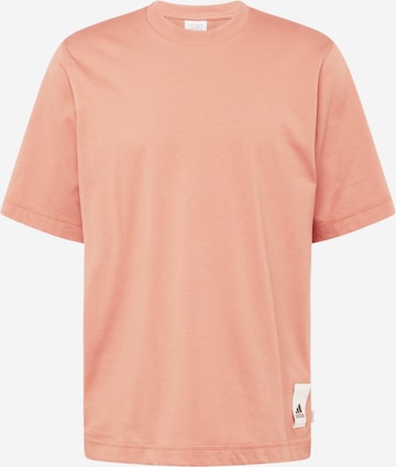 T-Shirt fonctionnel 'Lounge' ADIDAS SPORTSWEAR en orange : devant