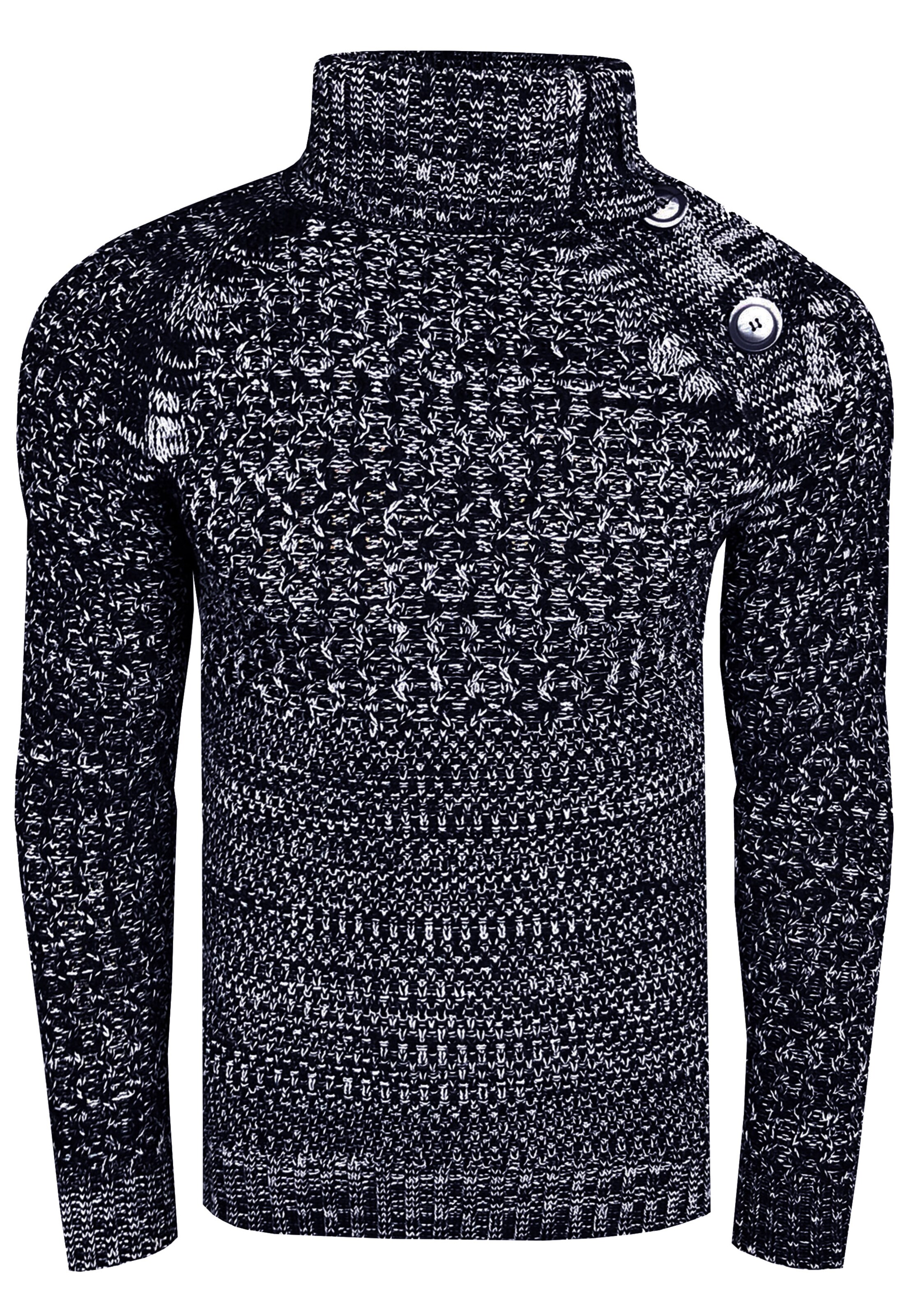 Rusty Neal Pullover in Blau: Vorderseite