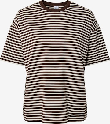 PIECES Shirts 'PCSadie' i brun: forside