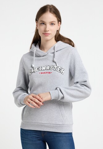 DreiMaster Maritim Sweatshirt in Grau: predná strana