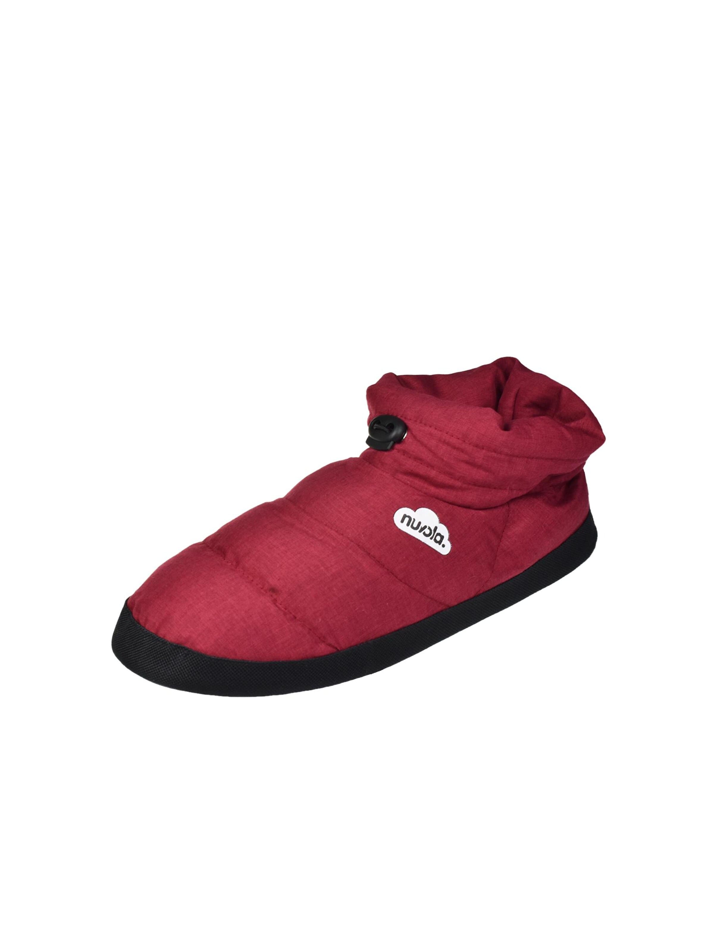 Nuvola. Slippers 'Boot Home Marbled' in Red