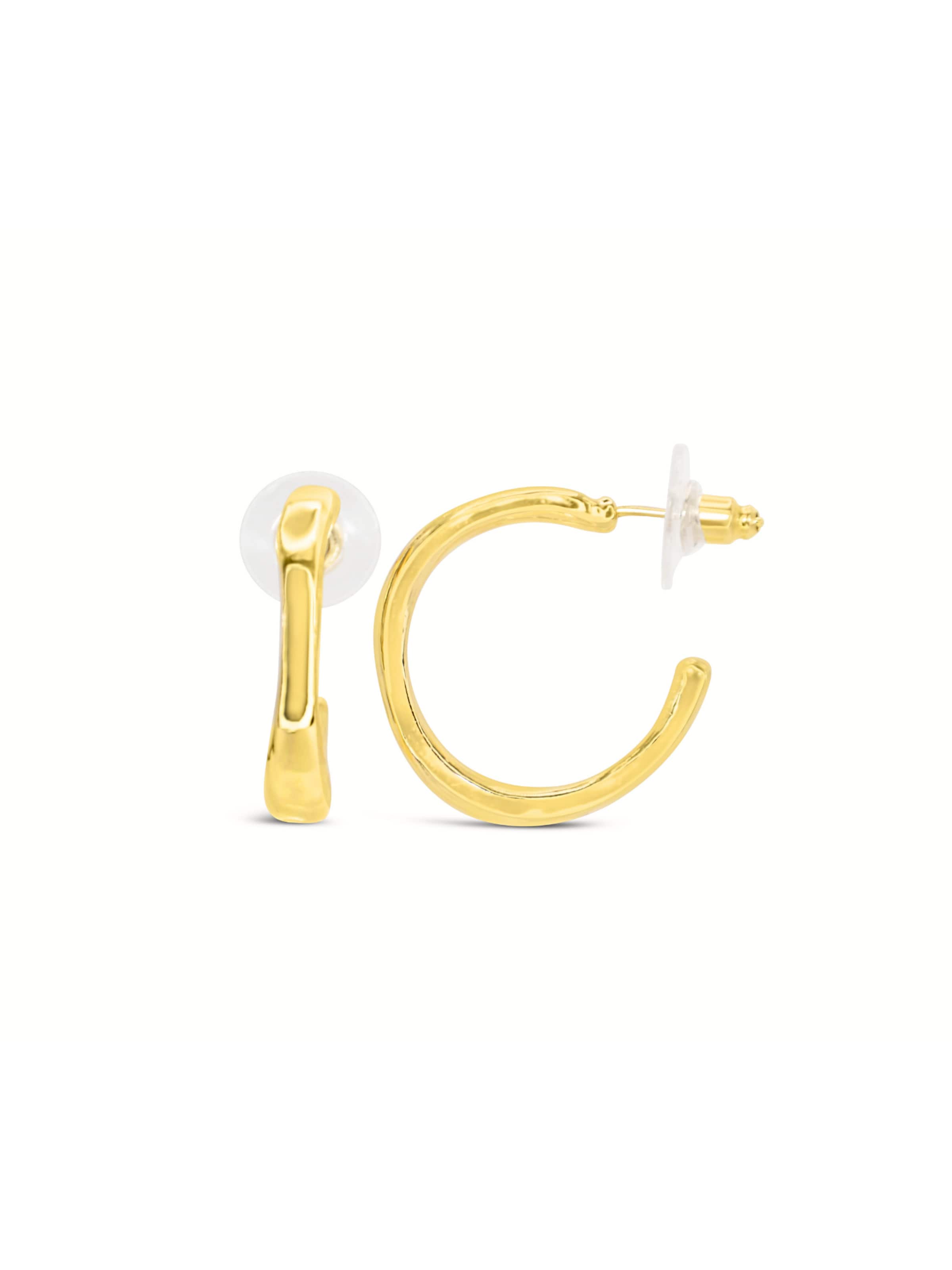 ARS-ARGENTI Earrings 'SEXY CURVES HOOPS' in Gold: front