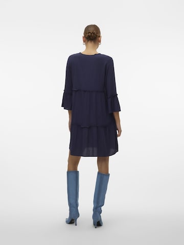 VERO MODA Jurk 'SINA' in Blauw