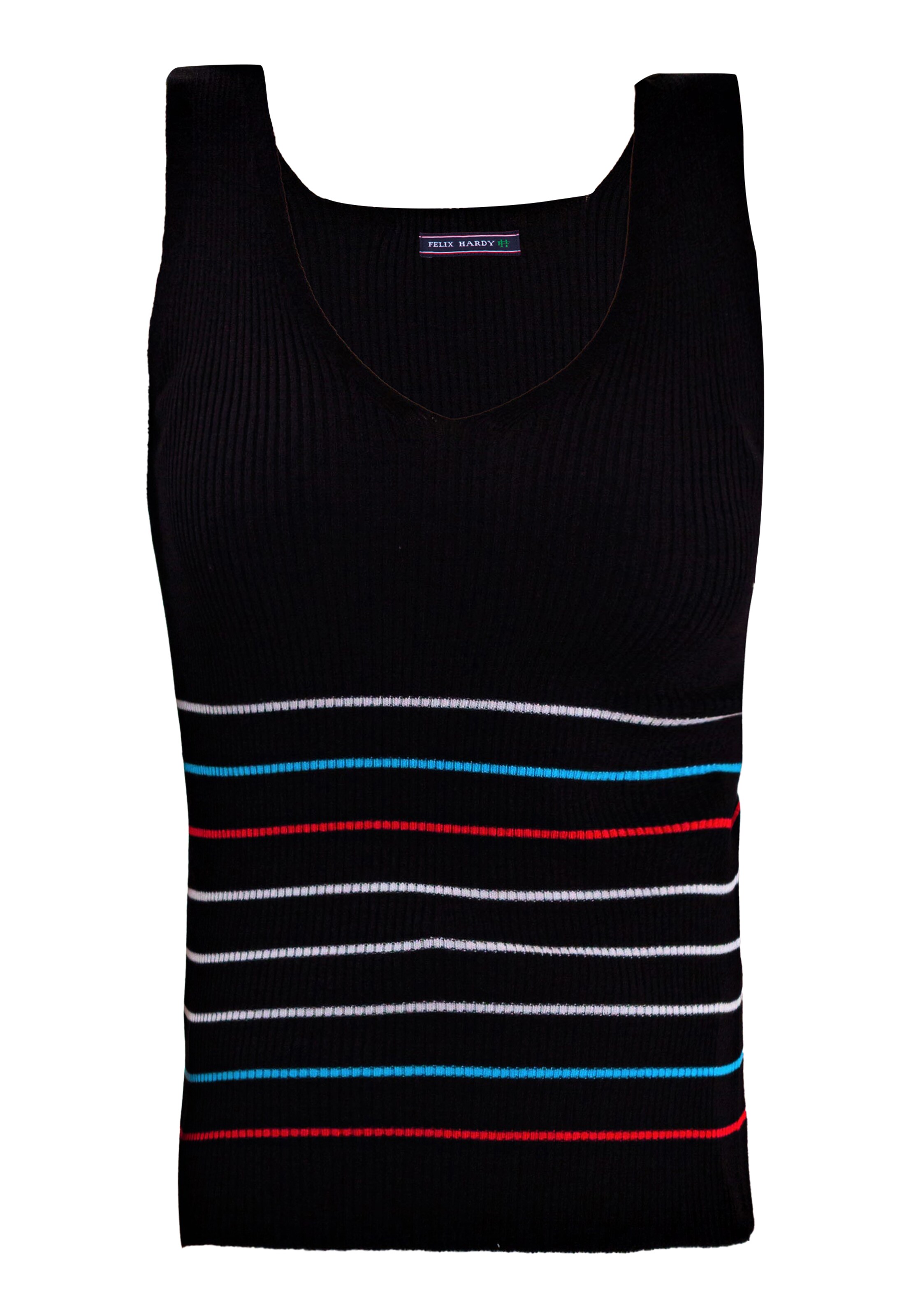 Tops en tricot Felix Hardy en noir : devant