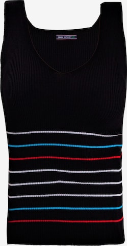 Felix Hardy - Top de malha em preto: frente