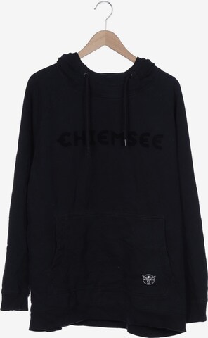 CHIEMSEE Sweatshirt & Zip-Up Hoodie in XXL in Black: front