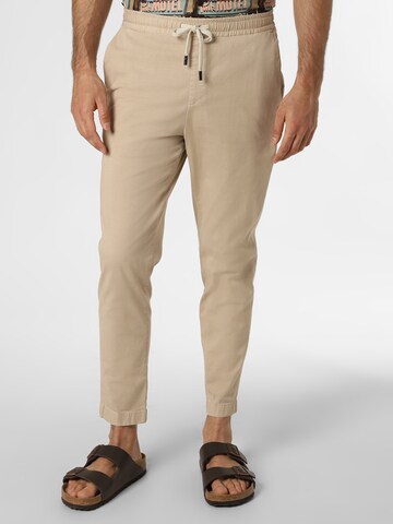 Regular Pantalon 'Explose-D' JOOP! en beige : devant