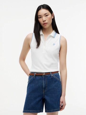 Haut '1985' TOMMY HILFIGER en blanc : devant