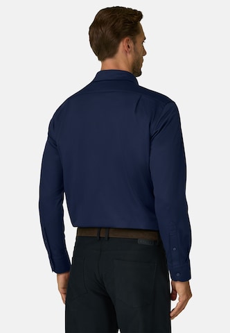 Coupe regular Chemise Boggi Milano en bleu
