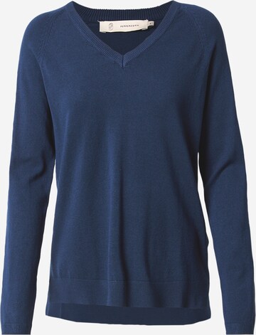 Pullover 'Tana' di Peppercorn in blu: frontale