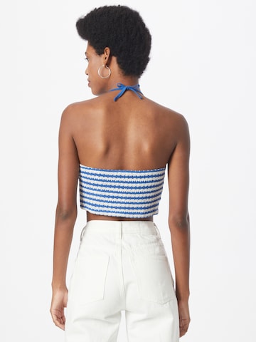 Nasty Gal Knitted top in Blue