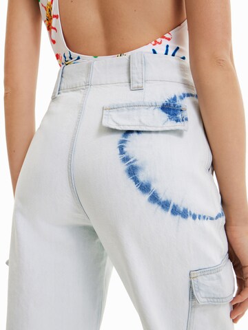 Loosefit Jeans cargo 'Senda' Desigual en blanc