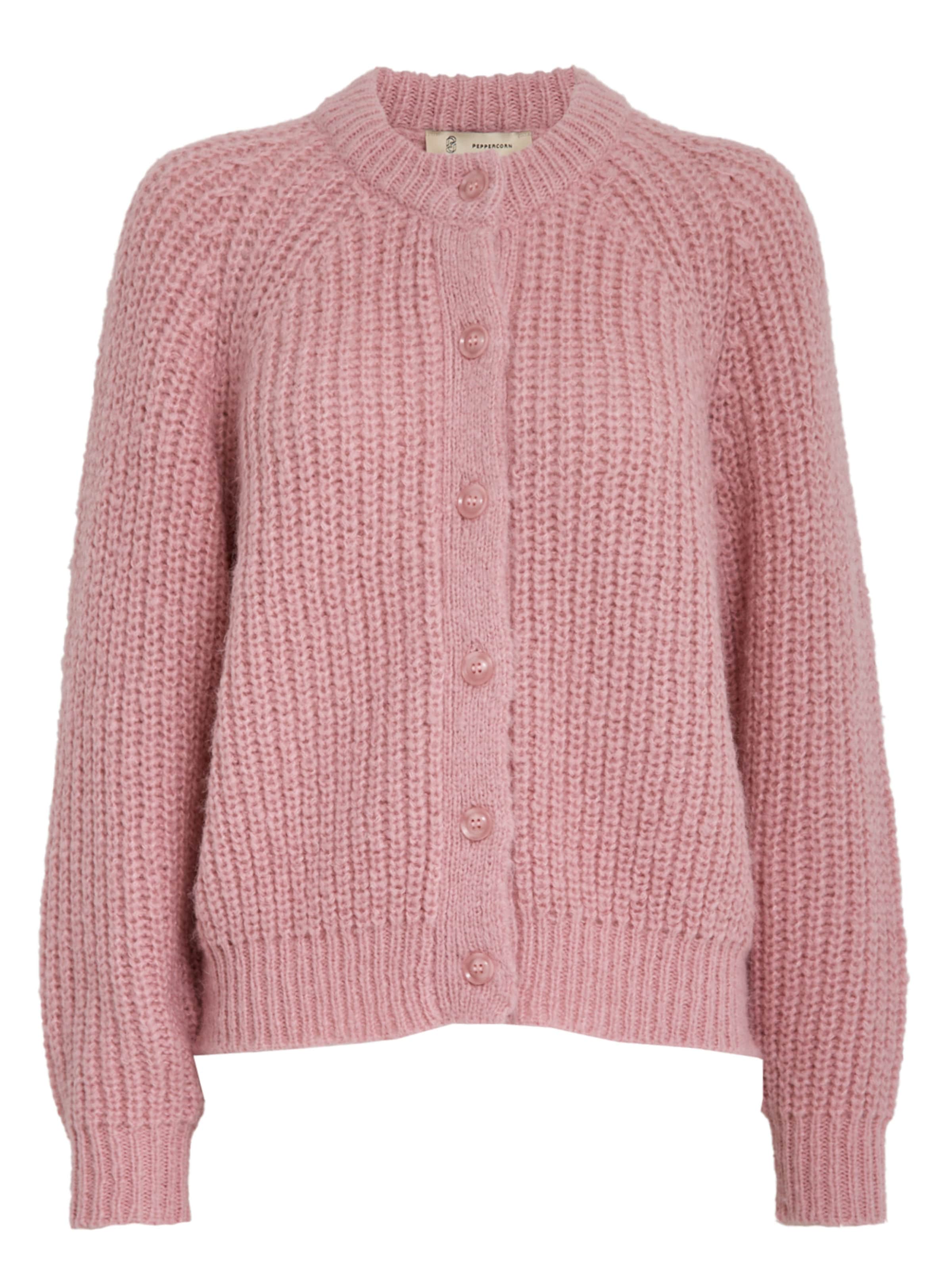 Peppercorn Gebreid vest 'Mabelle' in Roze: voorkant