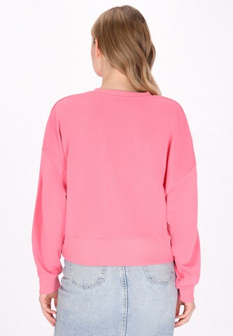 MYMO Sweatshirt 'Back To School' in Roze
