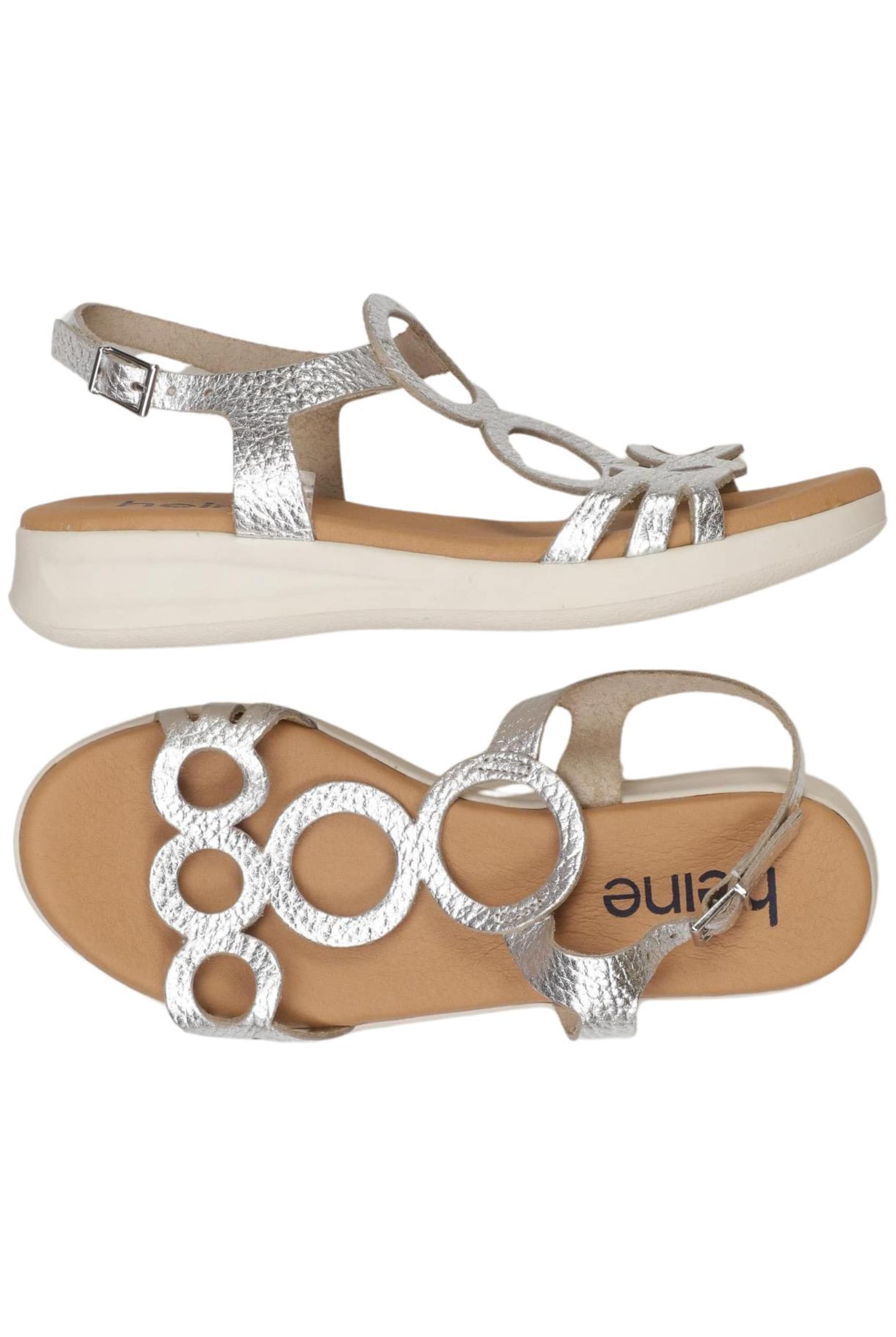 heine Sandals & High-Heeled Sandals in 35 in Silver: front