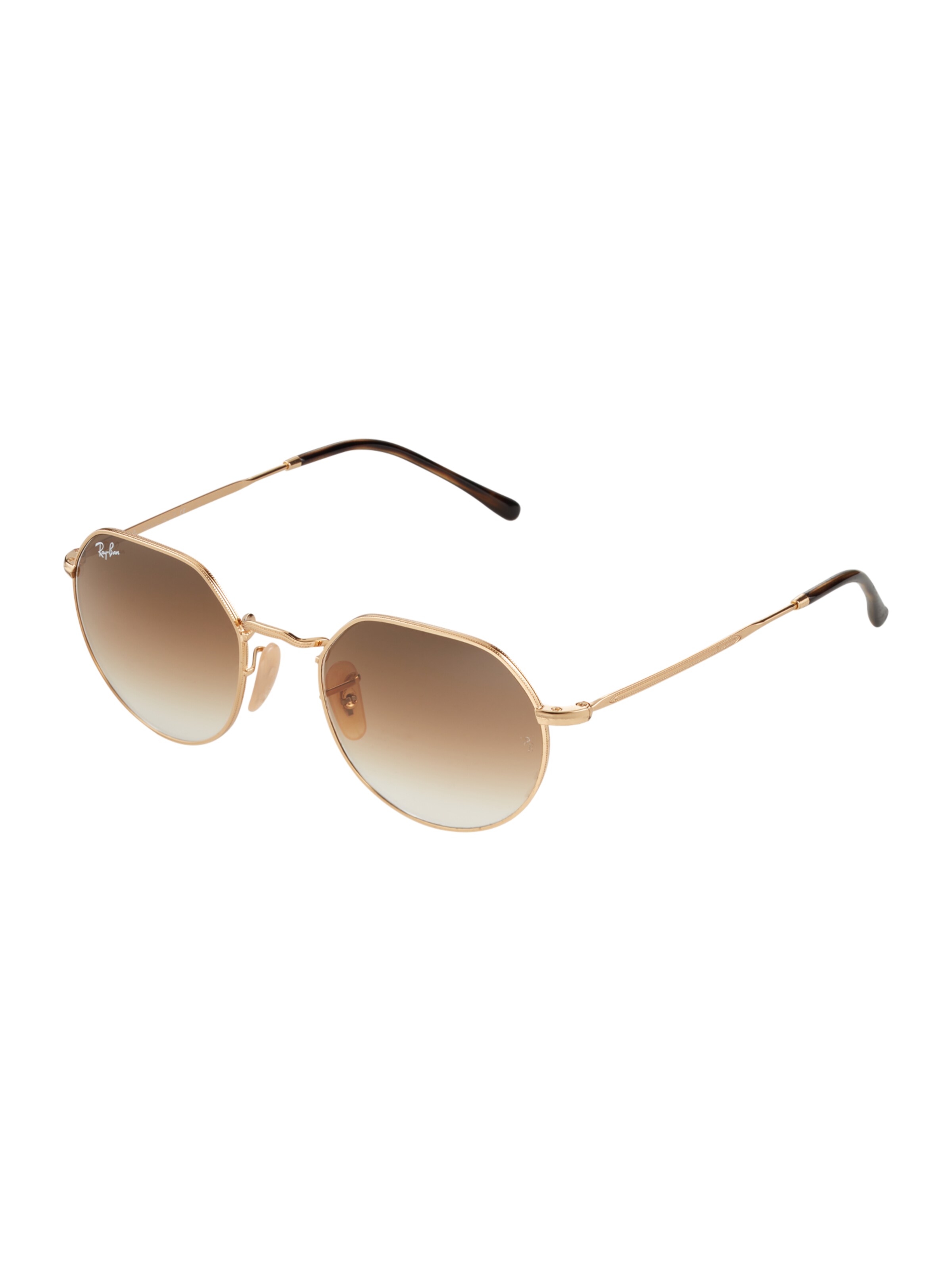 Lunettes de soleil '0RB3565' Ray-Ban en or : devant
